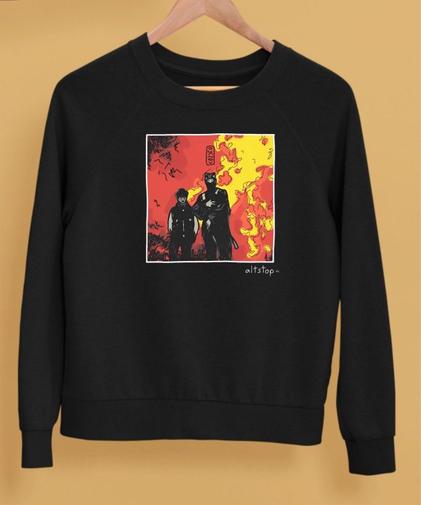 Altstop Store Catboi On Fire Deluxe Shirt5