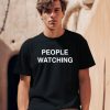 Dominic Fike Wearing People Watching Shirt