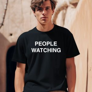 Dominic Fike Wearing People Watching Shirt