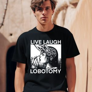 Live Laugh Lobotomy Spade Ink Shirt