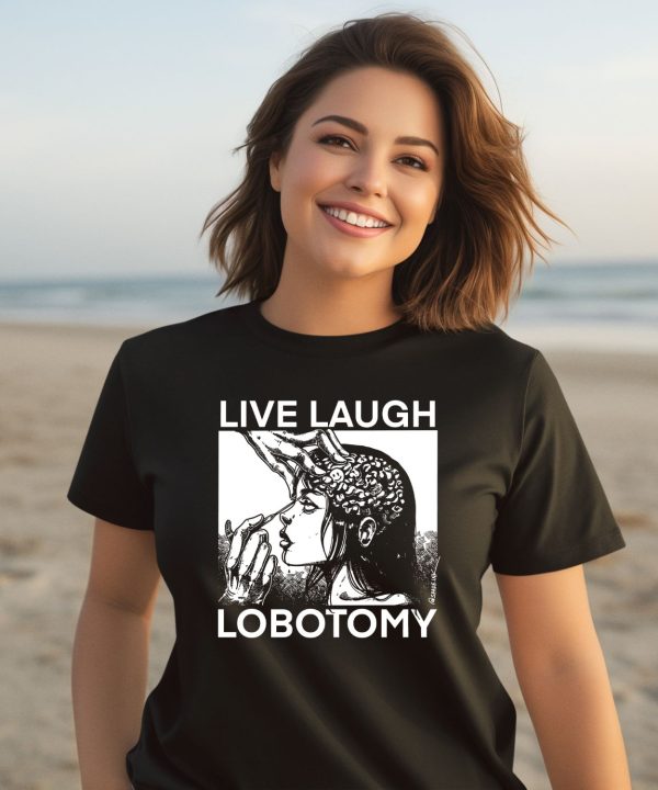 Live Laugh Lobotomy Spade Ink Shirt3