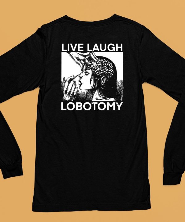 Live Laugh Lobotomy Spade Ink Shirt6