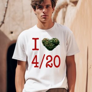 Rihanna Wearing I Love 420 Day Shirt