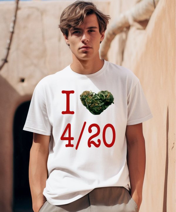 Rihanna Wearing I Love 420 Day Shirt