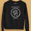 Tenebrous Press Skull Laurel Straight Cut Shirt5