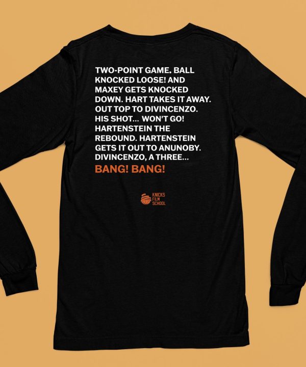 Two Point Game Ball Knocked Loose And Maxey Gets Knocked Down Bang Bang Shirt6 2