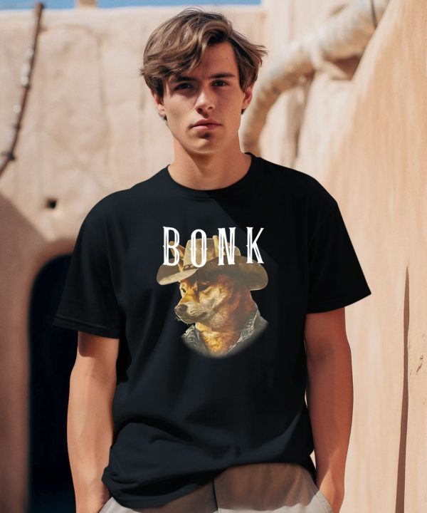 Bonk Cowboy Dog Shirt0