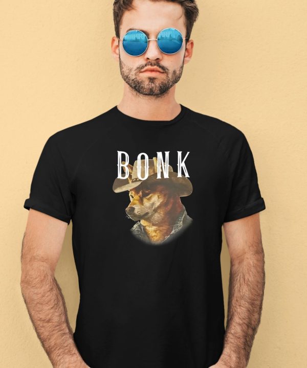 Bonk Cowboy Dog Shirt2