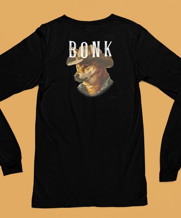 Bonk Cowboy Dog Shirt6