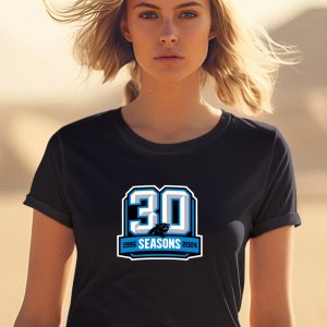Carolina Panthers 30 Seasons 1995 2024 Shirt