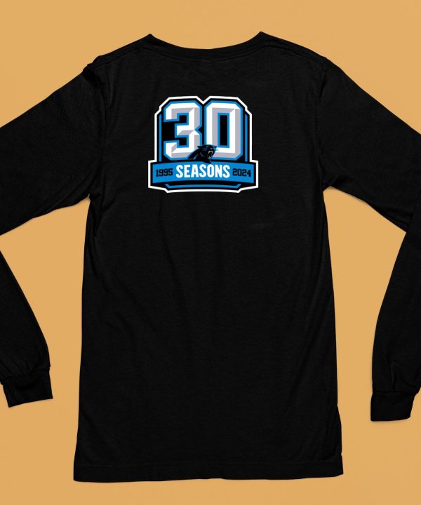 Carolina Panthers 30 Seasons 1995 2024 Shirt6