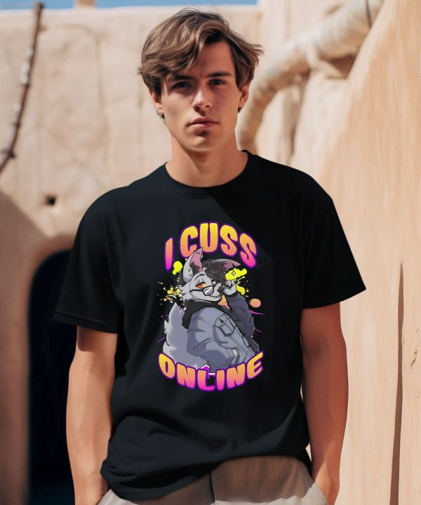 I Cuss Online By Hell Grip Shirt0