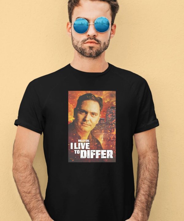 Lebatardshow Billy Gil I Live To Differ Tee