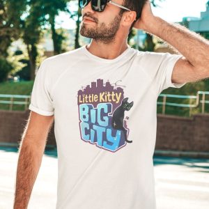 Little Kitty Big City Gildan Shirt