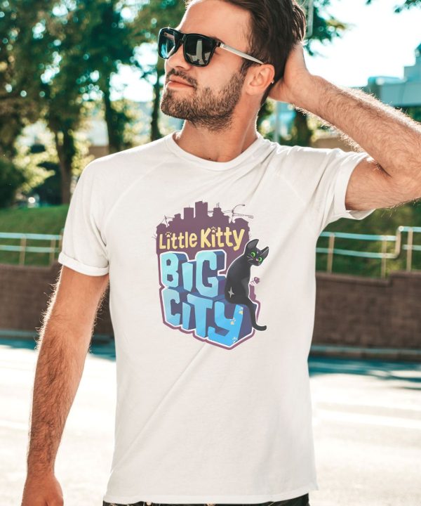 Little Kitty Big City Gildan Shirt