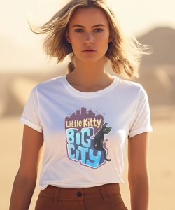 Little Kitty Big City Gildan Shirt1