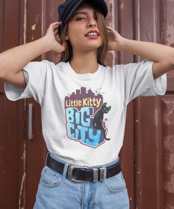 Little Kitty Big City Gildan Shirt3