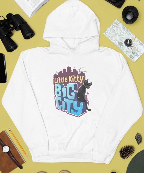 Little Kitty Big City Gildan Shirt4