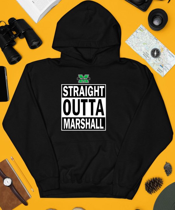 Marshall University Thundering Herd Straight Outta Shirt4