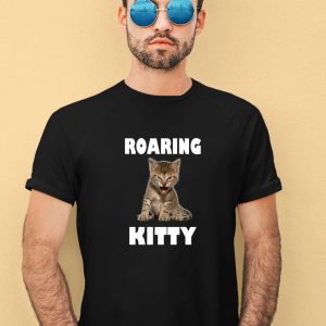 Mary Tiles Texas Wearing Roaring Kitty Shirt