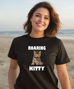 Mary Tiles Texas Wearing Roaring Kitty Shirt3