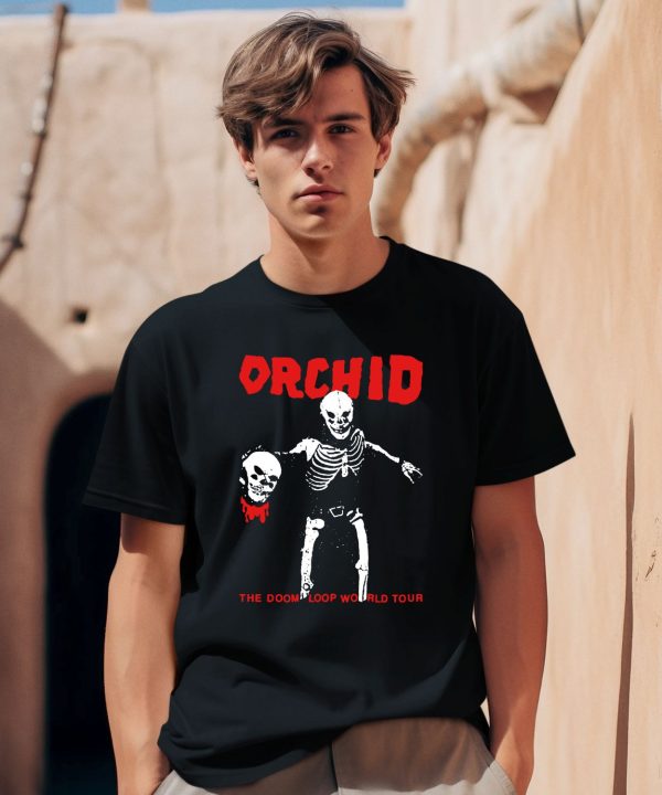 Orchid The Doom Loop World Tour Shirt