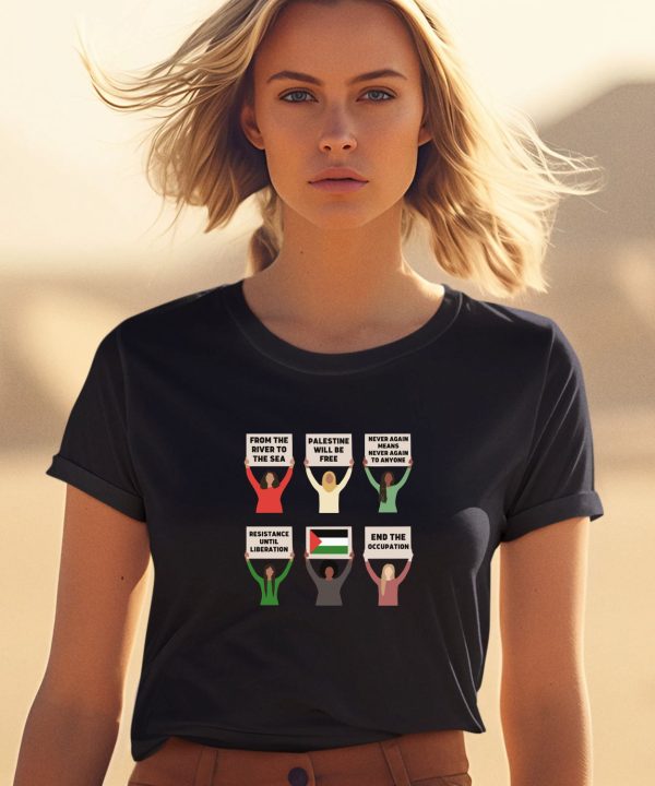 Queercloset Free Palestine Protest Tee1