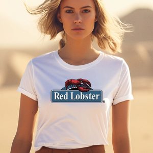 Red Lobster Seafood Food Restaurant Logo Shirt