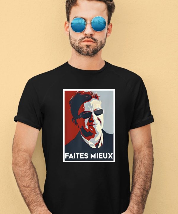 Sebastien Delogu Wearing Faites Mieux Shirt