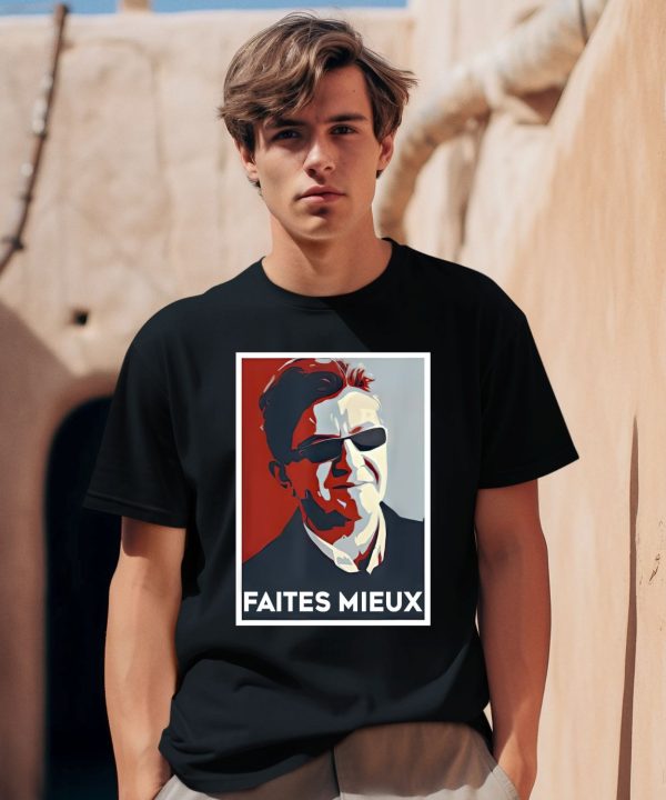 Sebastien Delogu Wearing Faites Mieux Shirt0