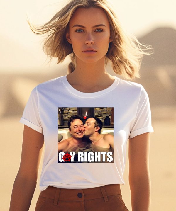 Shrtsthatgohard Elon Musk Kiss Mark Zuckerberg Gay Rights Shirt1