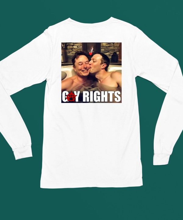 Shrtsthatgohard Elon Musk Kiss Mark Zuckerberg Gay Rights Shirt6