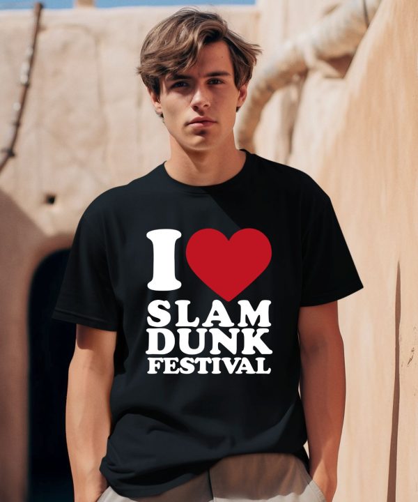 Slamdunkmusic I Heart Slam Dunk Festival Shirt