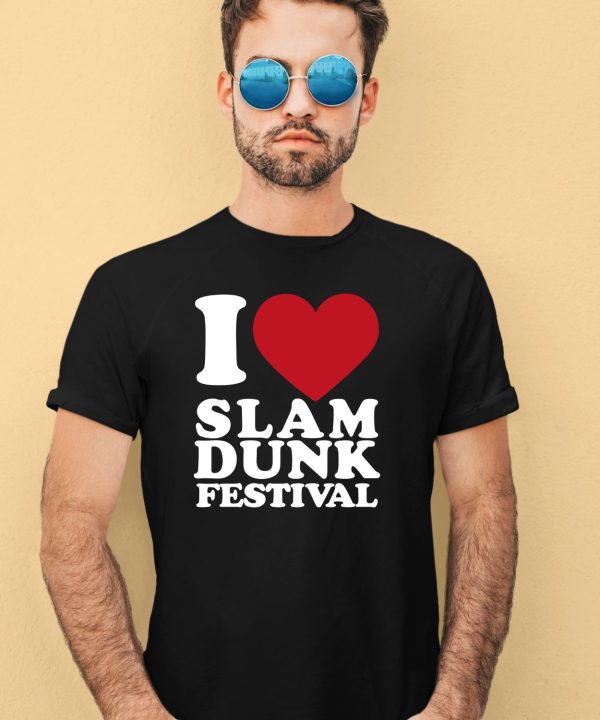 Slamdunkmusic I Heart Slam Dunk Festival Shirt2