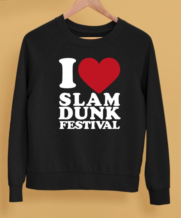 Slamdunkmusic I Heart Slam Dunk Festival Shirt5