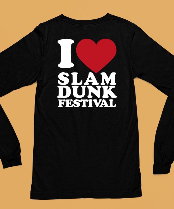 Slamdunkmusic I Heart Slam Dunk Festival Shirt6