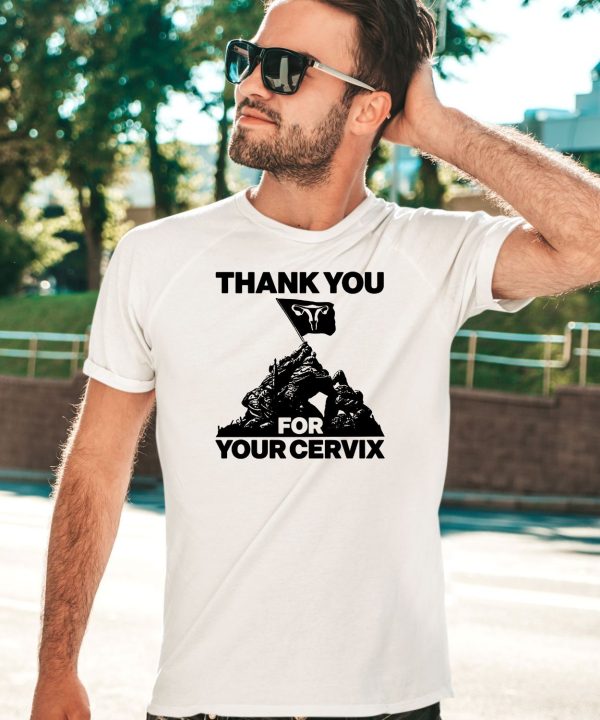 Thegoodshirts Thank You For Your Cervix Shirt