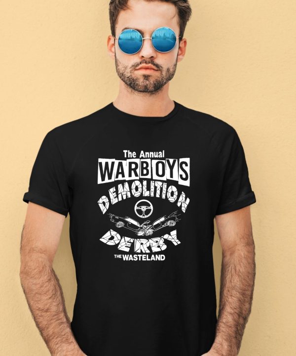 Thegoodshirts The Annual Warboys Demolition Derby Shirt