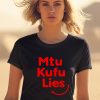 Alinur Mohamed Wearing Mtu Kufu Lies Shirt