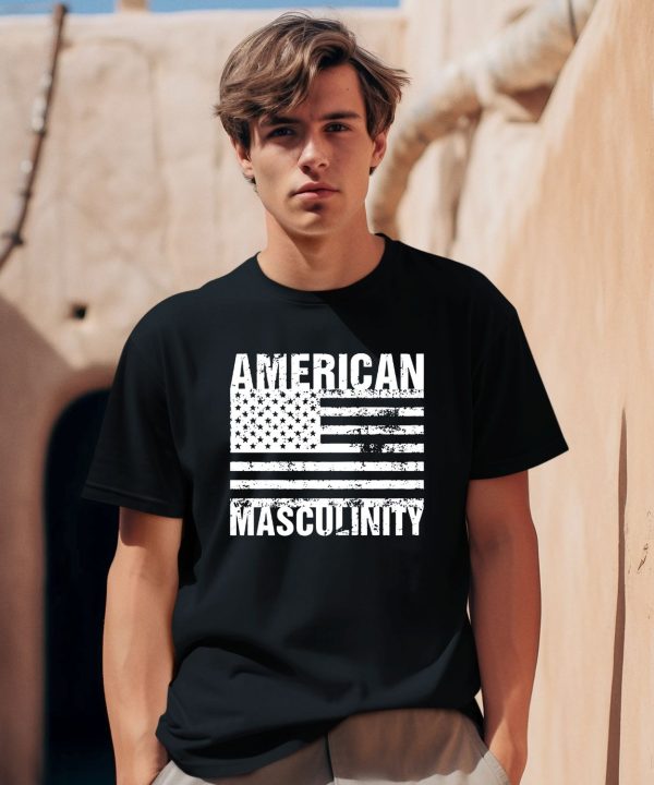 American Masculinity Usa Flag Shirt