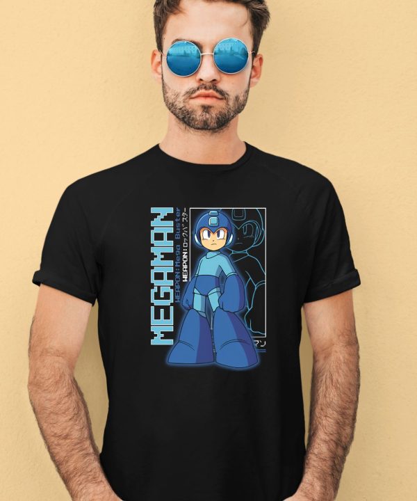 Capcom Megaman Large Print Shirt2