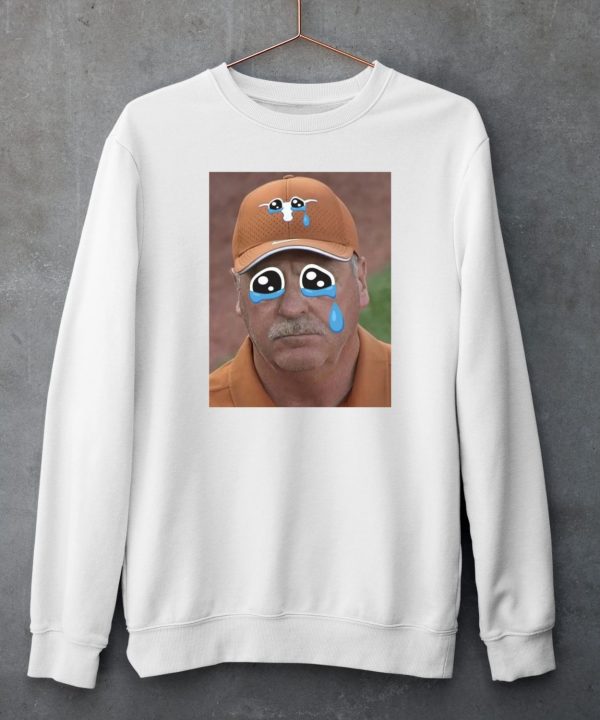 Coach Texas Mike White Crying Shirt5