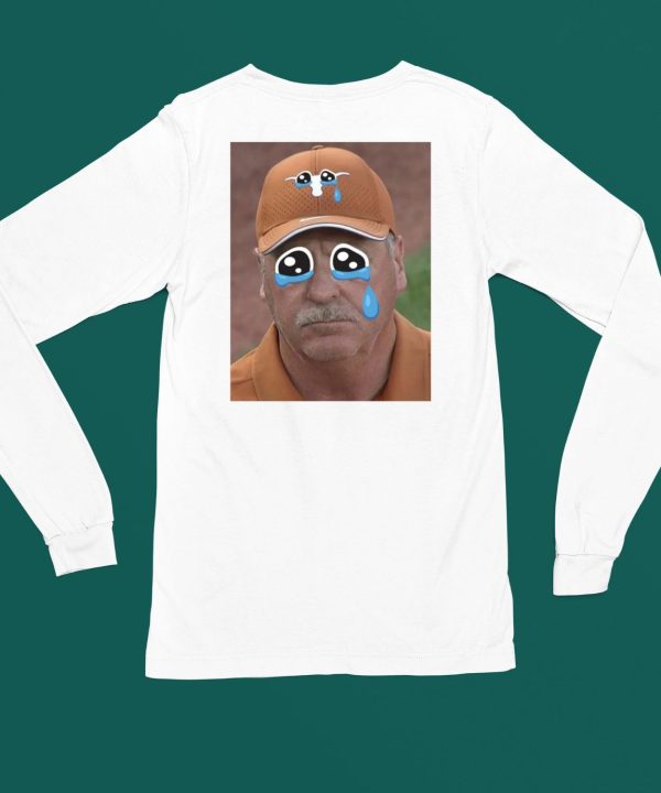 Coach Texas Mike White Crying Shirt6