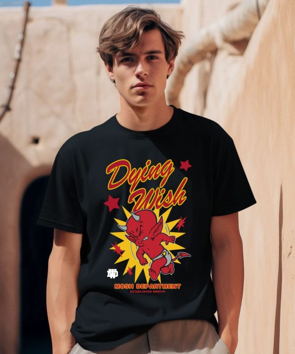 Dying Wish Devil Mosh Department Shirt0