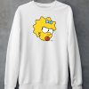 Manicita Wearing The Simpsons Maggie Angry Big Face Shirt5