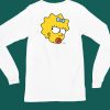 Manicita Wearing The Simpsons Maggie Angry Big Face Shirt6