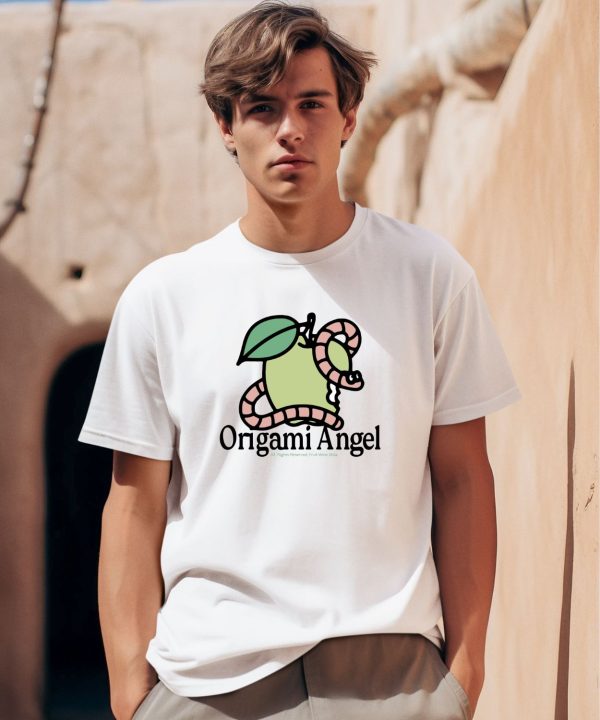 Origami Angel Apple Worm Shirt