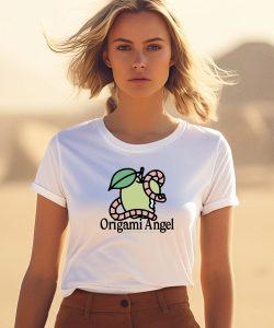 Origami Angel Apple Worm Shirt1