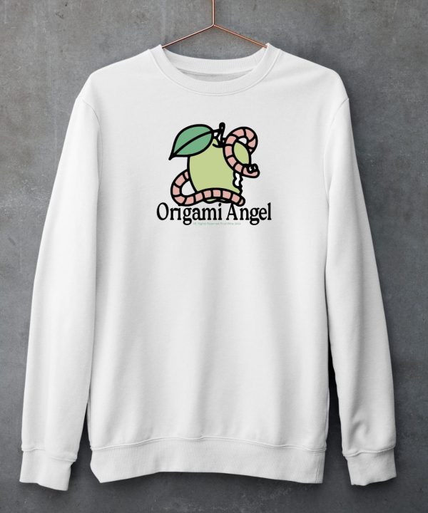 Origami Angel Apple Worm Shirt5