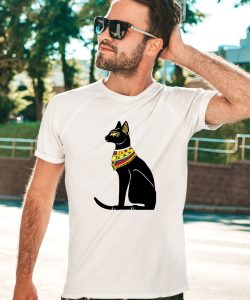 Aaron Rodgers Wearing The Egyptian Cat Scarf Shirt